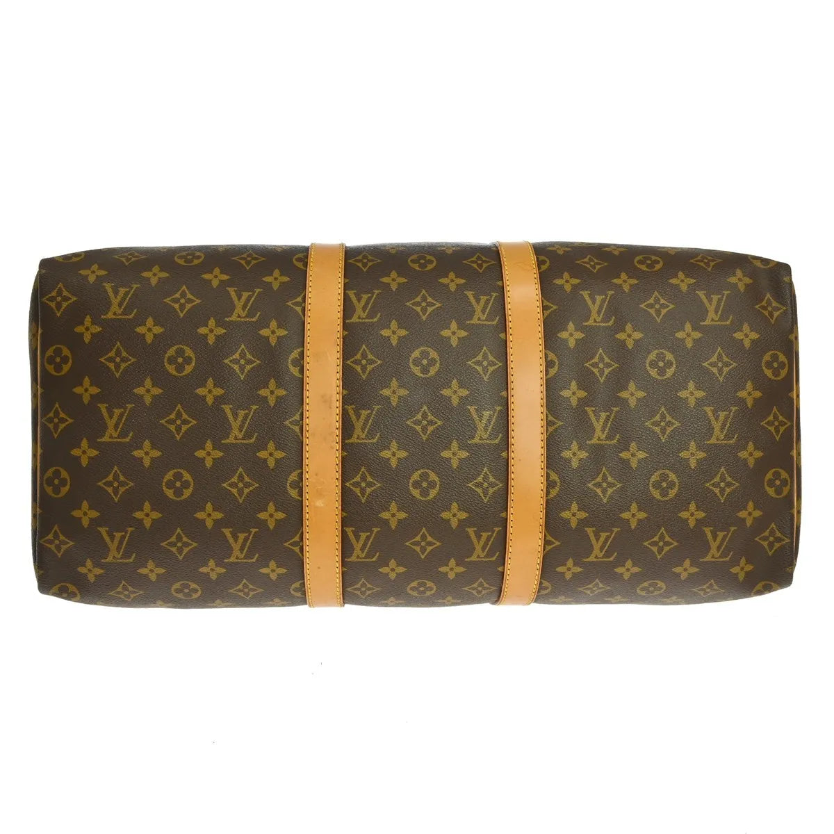 Louis Vuitton Keepall Monogram Canvas Brown Canvas Travel Bag Bag (Pre-Owned)