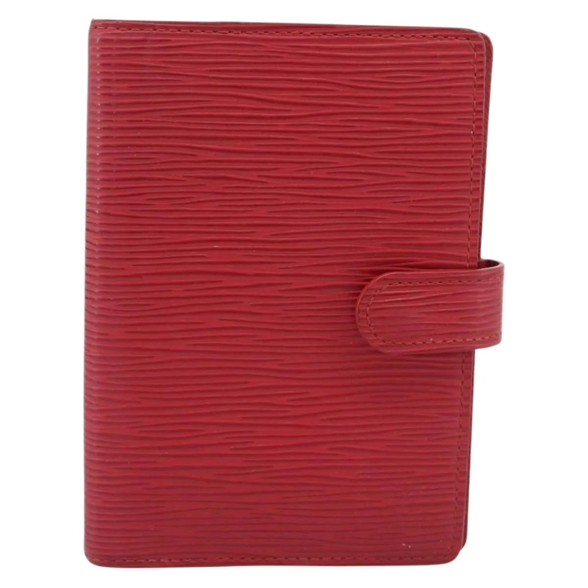 Louis Vuitton Agenda Cover Damier Red Leather Clutche & Pouche Bag (Pre-Owned)