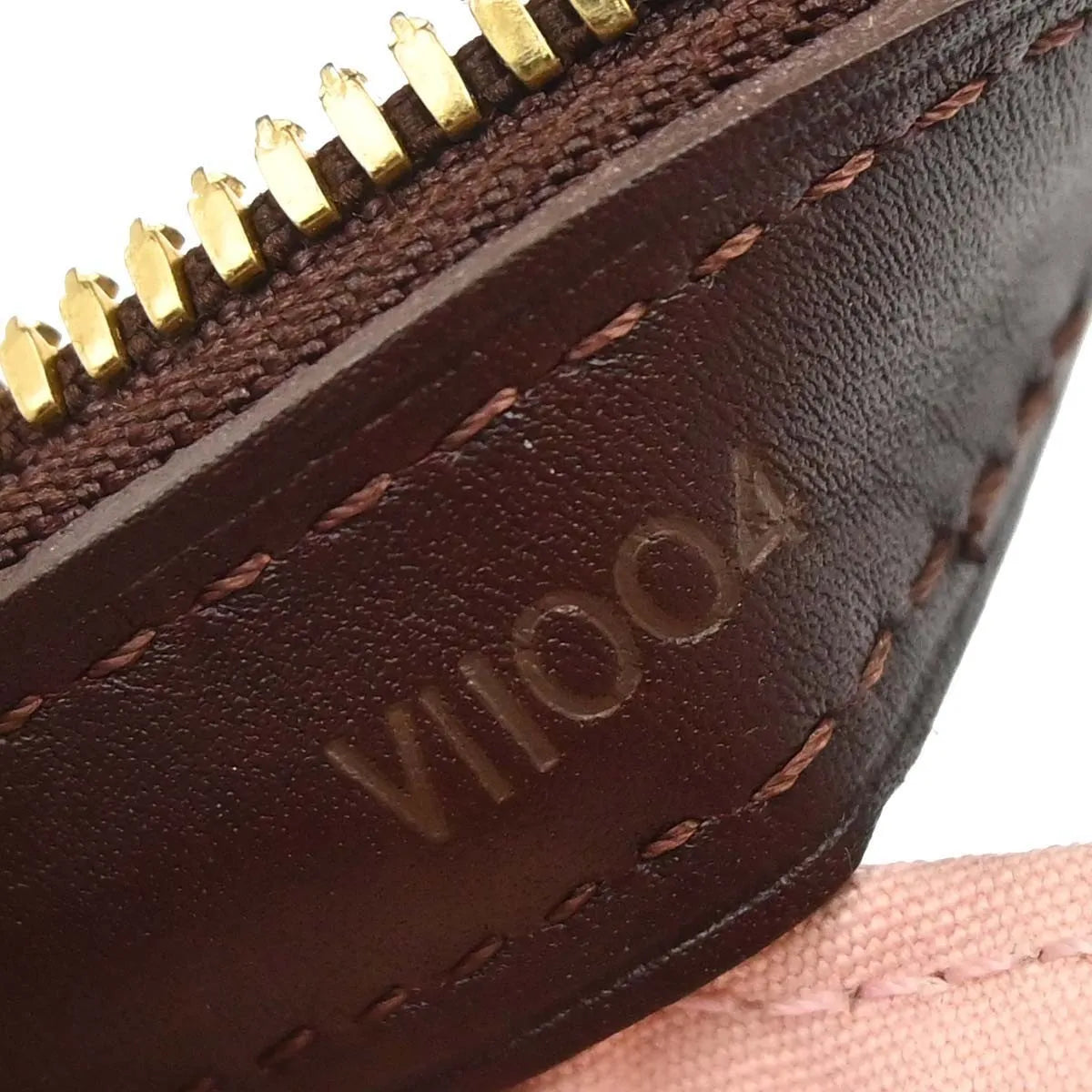 Louis Vuitton Joséphine Mini Lin Burgundy Canvas Handbag (Pre-Owned)