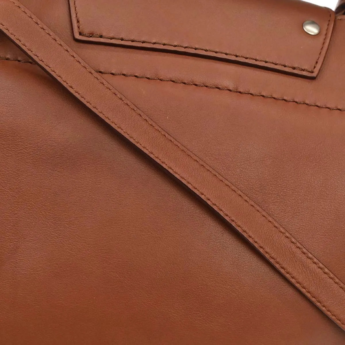 Celine Big Smooth Leather Brown Leather Handbag (Pre-Owned)