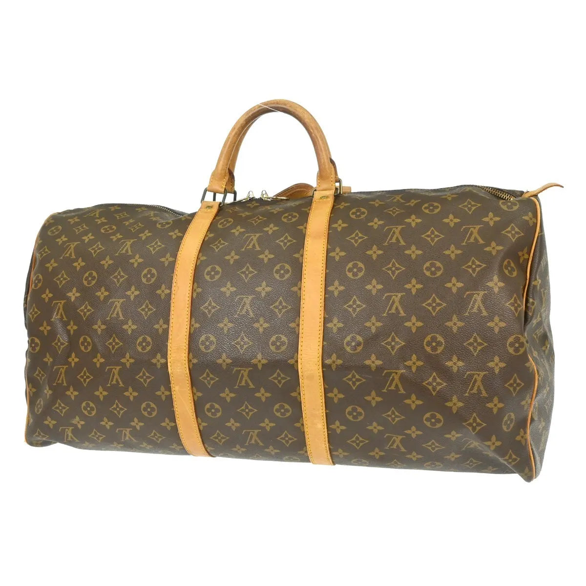 Louis Vuitton Keepall Monogram Canvas Brown Canvas Travel Bag Bag (Pre-Owned)