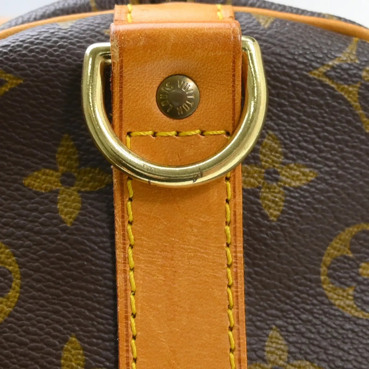 Louis Vuitton Keepall Bandouliere Bag Monogram Canvas Brown Canvas Travel Bag Bag (Pre-Owned)