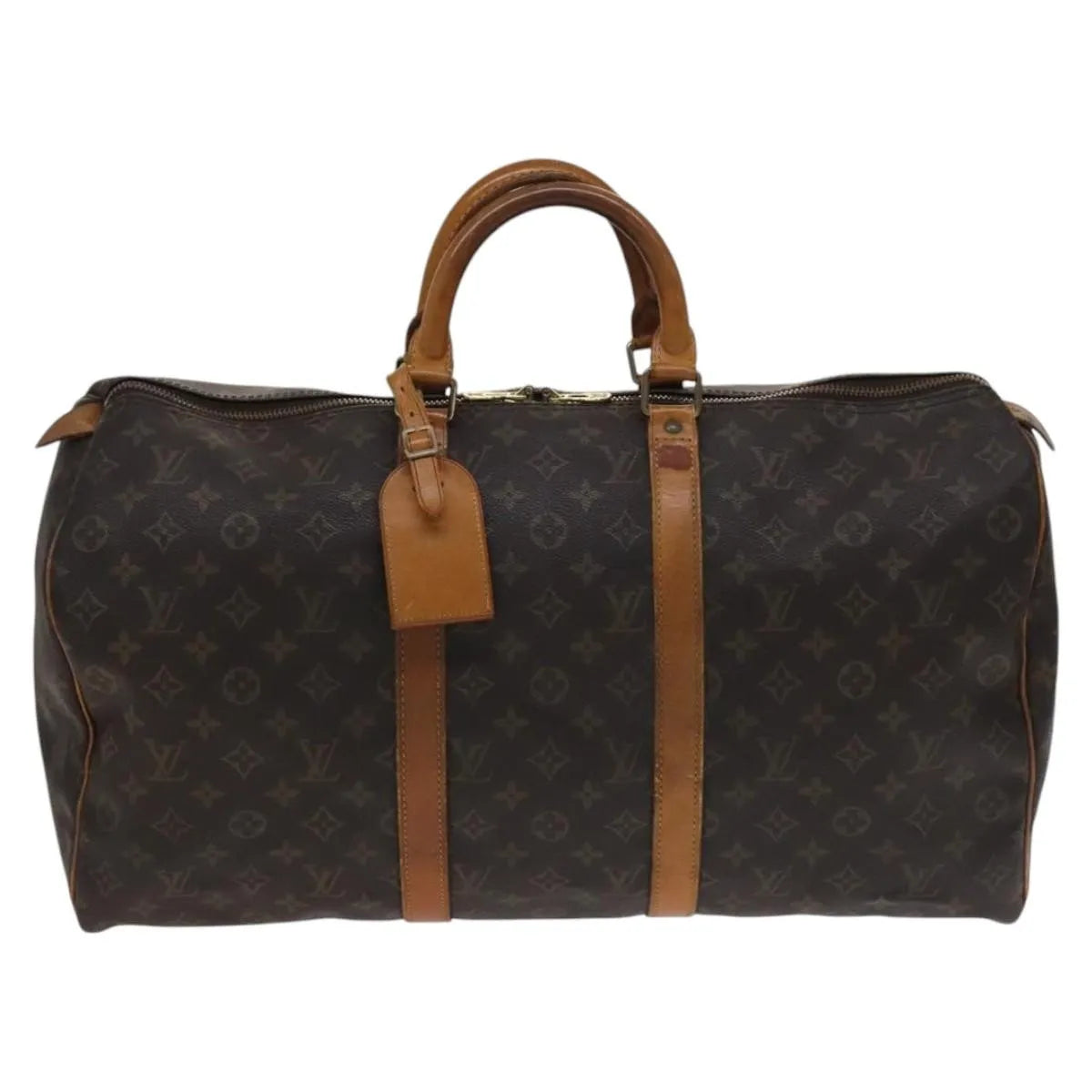 Louis Vuitton Keepall Monogram Canvas Brown Canvas Travel Bag Bag (Pre-Owned)