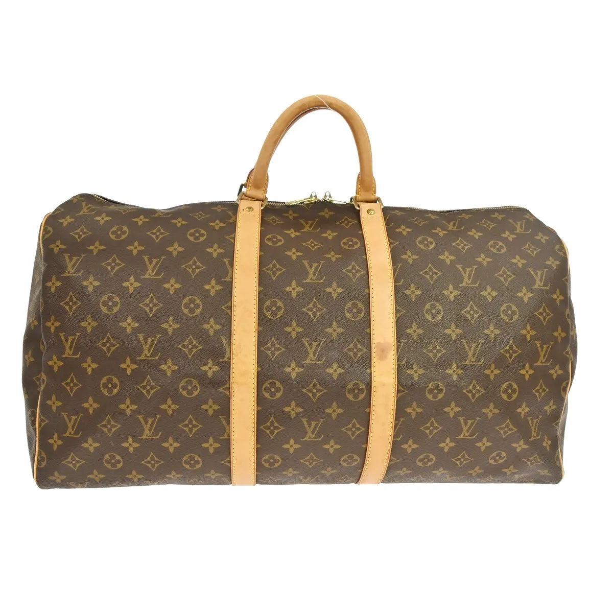 Louis Vuitton Keepall Monogram Canvas Brown Canvas Travel Bag Bag (Pre-Owned)