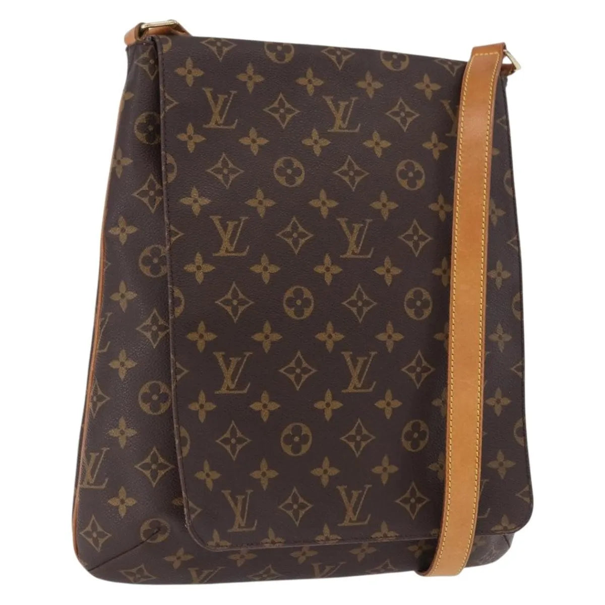 Louis Vuitton Musette Monogram Brown Canvas Shoulder Bag Bag (Pre-Owned)