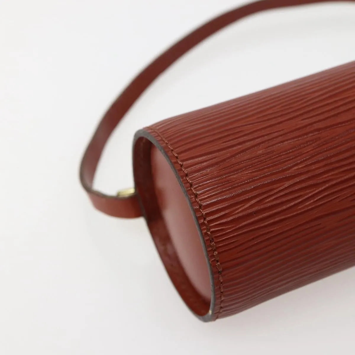Louis Vuitton Soufflot Pochette Epi Leather Brown Leather Clutche & Pouche Bag (Pre-Owned)