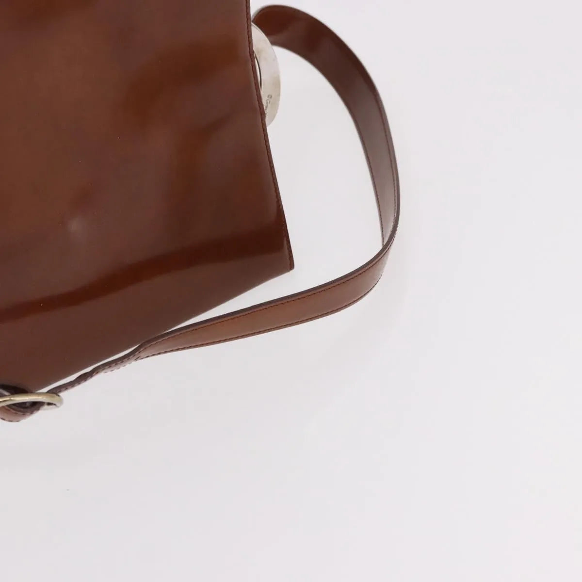 Cartier Panthère Patent Leather Brown Patent_Leather Backpack Bag (Pre-Owned)