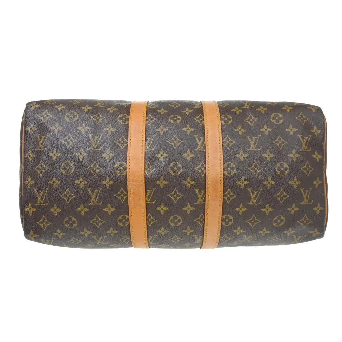 Louis Vuitton Keepall Bag Monogram Canvas Brown Canvas Travel Bag Bag (Pre-Owned)