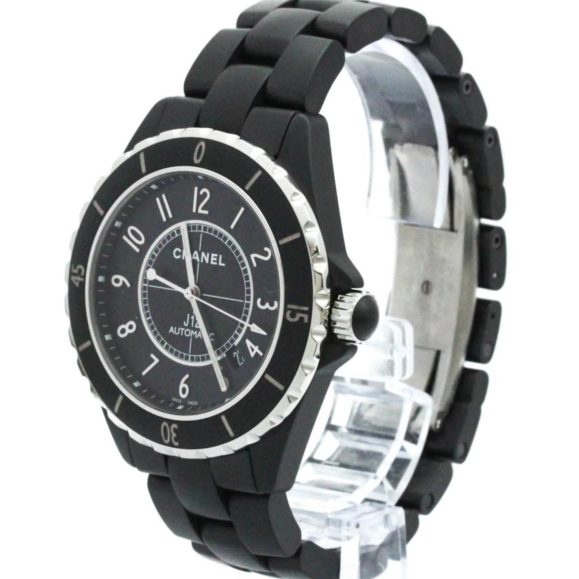 Chanel J12 Automatic Ceramic And Stainless Steel Watch (Pre-Owned)