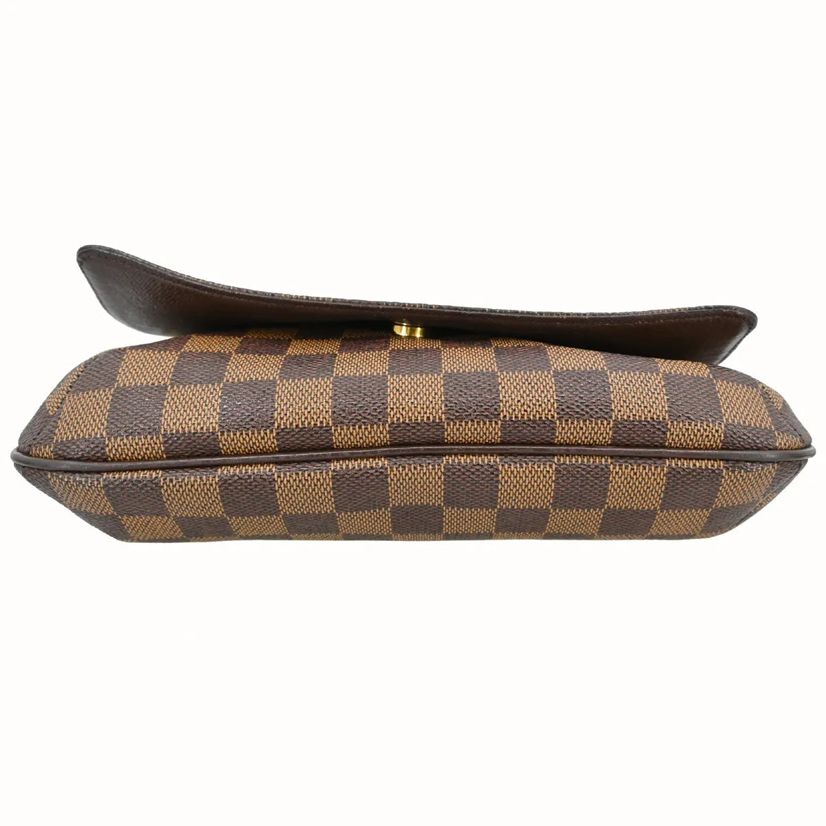 Louis Vuitton Musette Tango Damier Ebene Brown Canvas Shoulder Bag Bag (Pre-Owned)