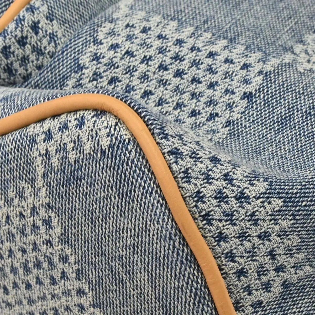 Louis Vuitton Montsouris Denim Blue Denim_Jeans Backpack Bag (Pre-Owned)