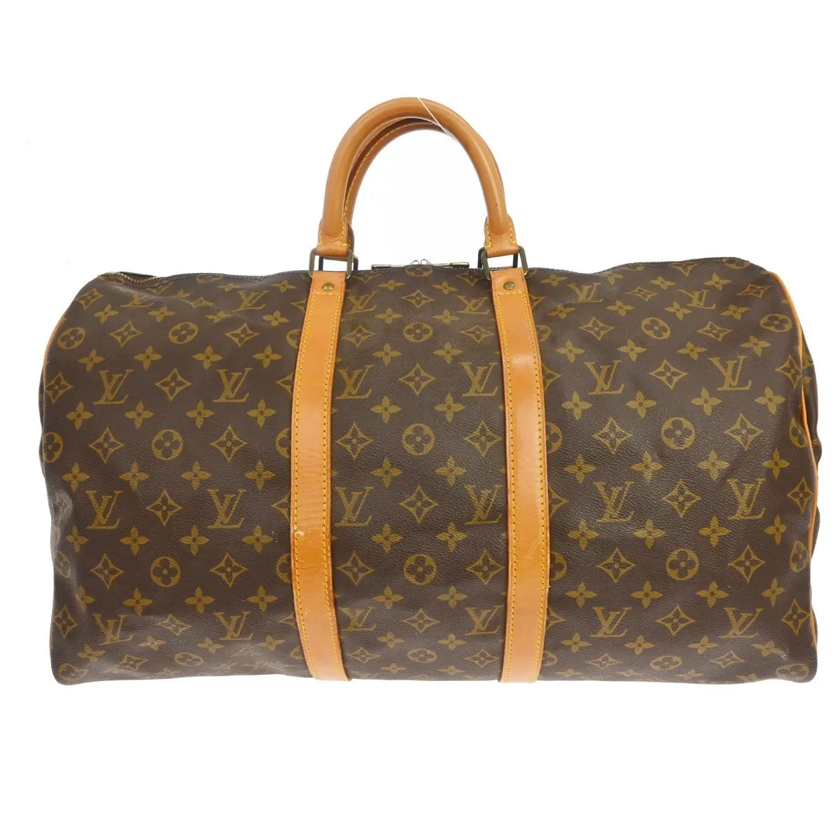 Louis Vuitton Keepall Monogram Canvas Brown Canvas Travel Bag Bag (Pre-Owned)