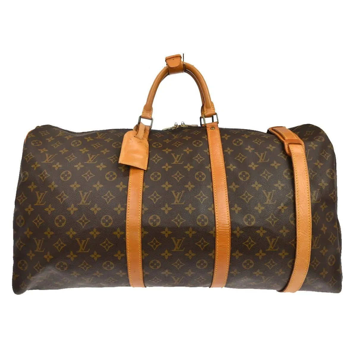 Louis Vuitton Keepall Monogram Canvas Brown Canvas Travel Bag Bag (Pre-Owned)