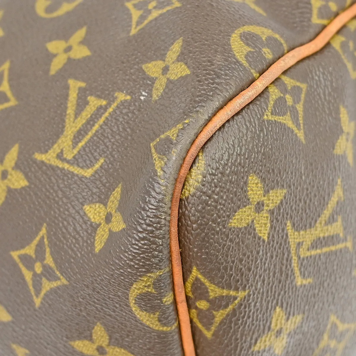 Louis Vuitton Keepall Bandouliere Monogram Canvas Brown Canvas Travel Bag Bag (Pre-Owned)