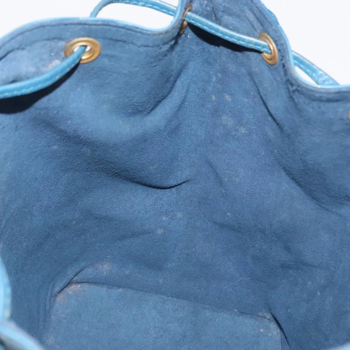 Louis Vuitton Petit Noe Epi Leather Blue Leather Shoulder Bag Bag (Pre-Owned)