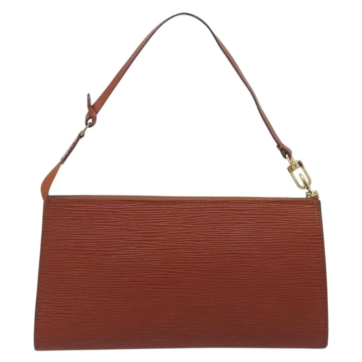 Louis Vuitton Pochette Accessoires Epi Brown Leather Clutche & Pouche Bag (Pre-Owned)