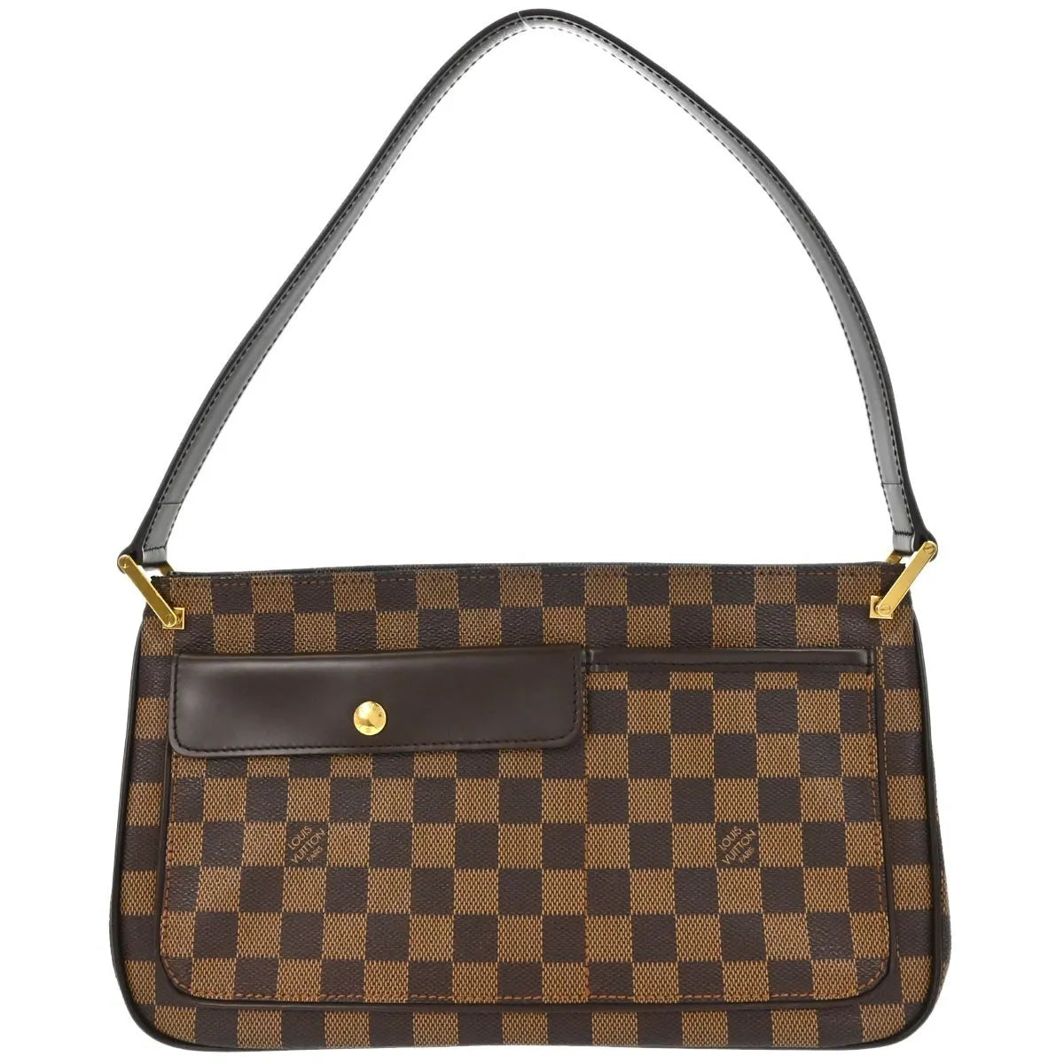 Louis Vuitton Aubagne Damier Ebene Brown Canvas Shoulder Bag Bag (Pre-Owned)