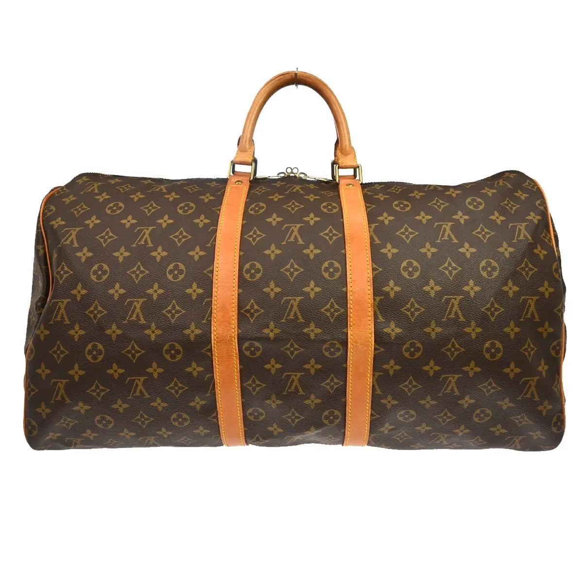 Louis Vuitton Keepall Monogram Canvas Brown Canvas Travel Bag Bag (Pre-Owned)