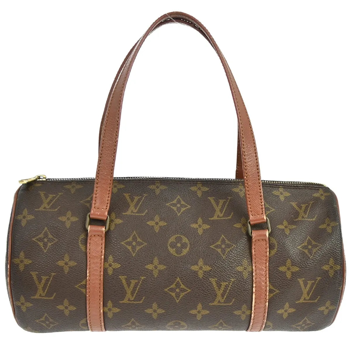 Louis Vuitton Papillon Handbag Monogram Canvas Brown Canvas Handbag (Pre-Owned)