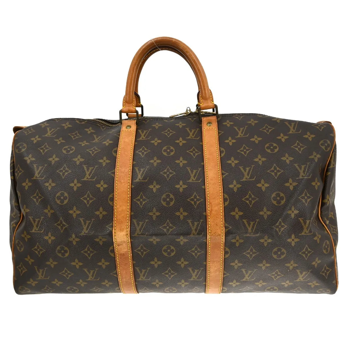 Louis Vuitton Keepall Monogram Canvas Brown Canvas Travel Bag Bag (Pre-Owned)