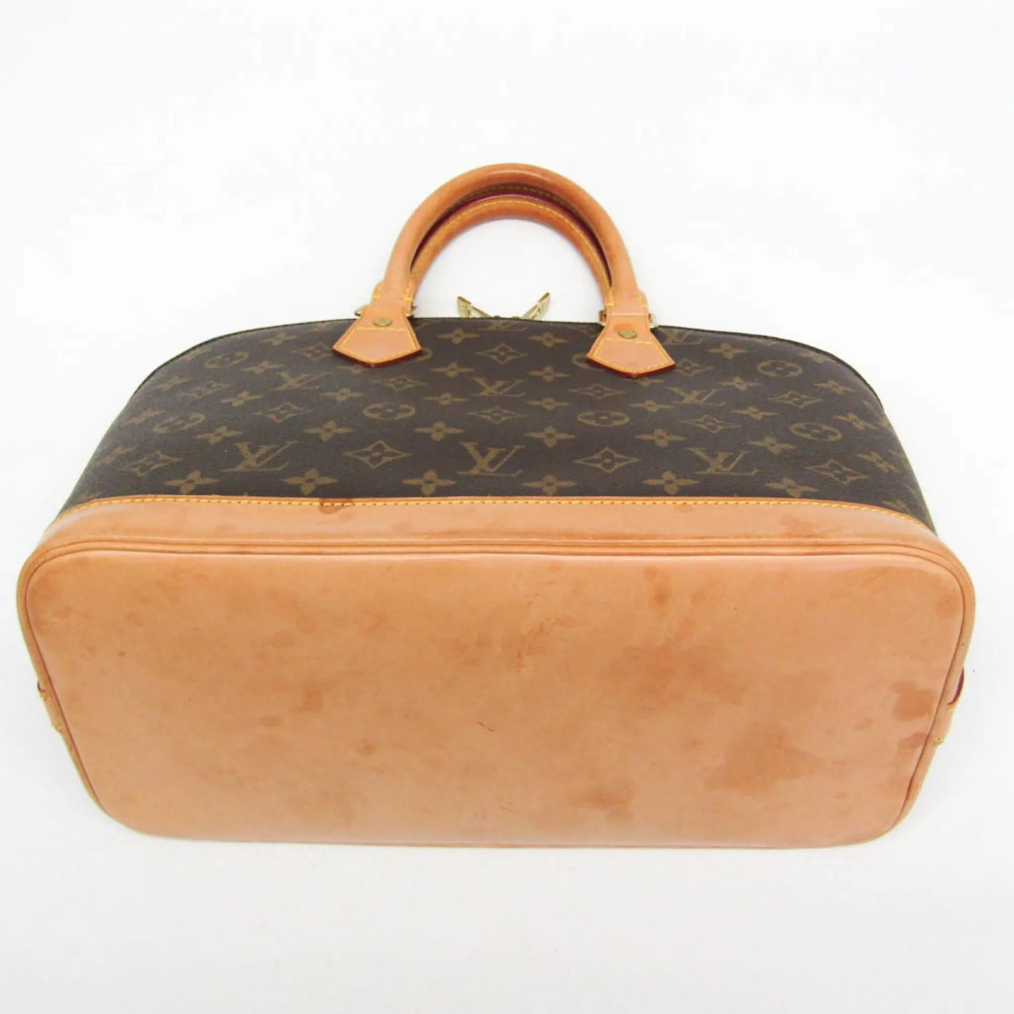 Louis Vuitton Alma Monogram Canvas Brown Canvas Handbag (Pre-Owned)