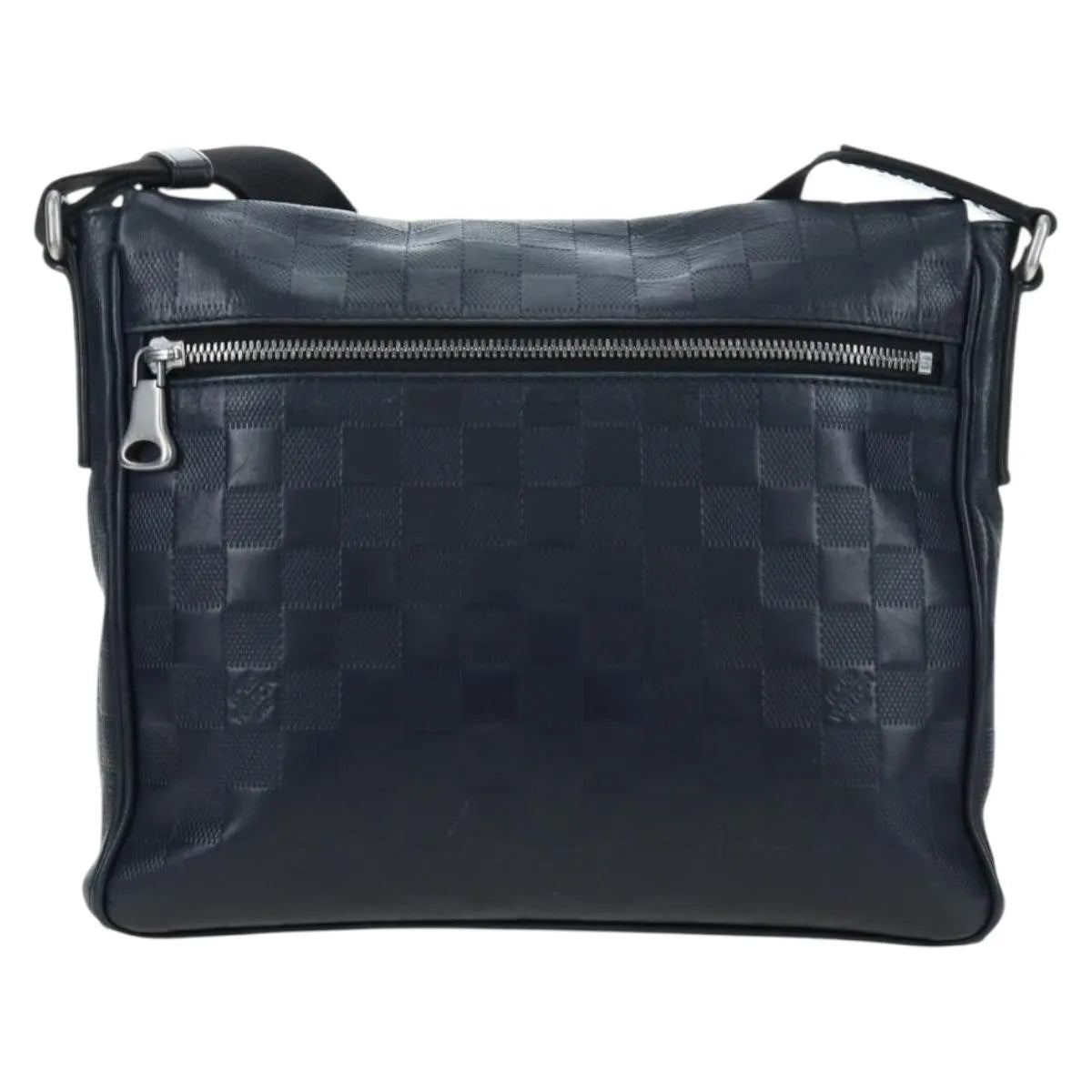 Louis Vuitton District Messenger Damier Infini Leather Black Leather Shoulder Bag Bag (Pre-Owned)