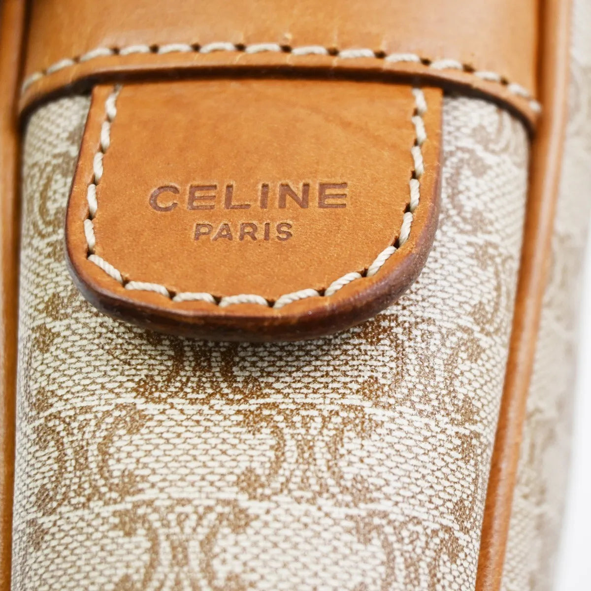 Celine Macadam Canvas And Leather Brown Canvas Briefcase Bag (Pre-Owned)