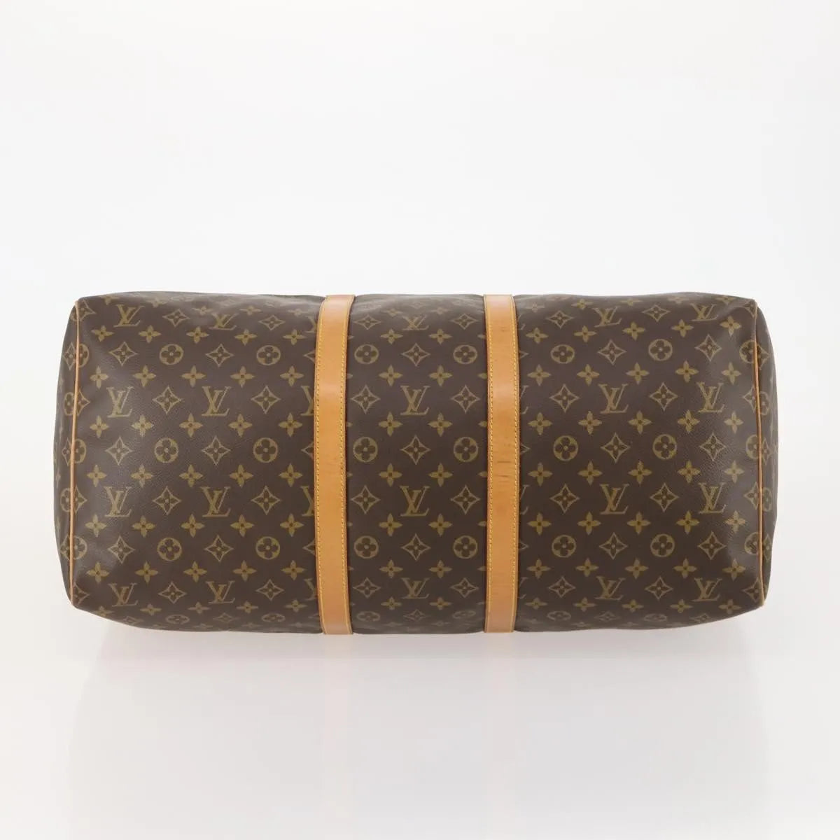 Louis Vuitton Keepall Monogram Canvas Brown Canvas Travel Bag Bag (Pre-Owned)
