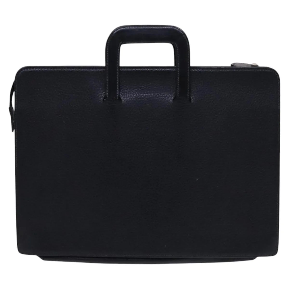Burberry Vintage Leather Black Leather Briefcase Bag (Pre-Owned)