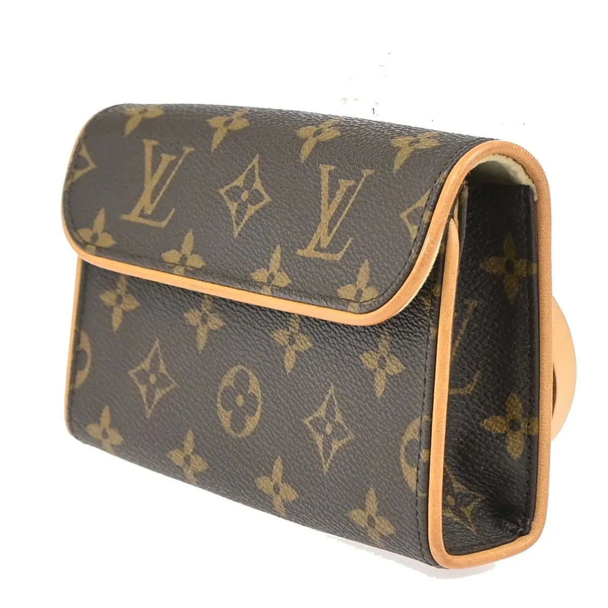 Louis Vuitton Florentine Waist Monogram Canvas Brown Canvas Clutche & Pouche Bag (Pre-Owned)