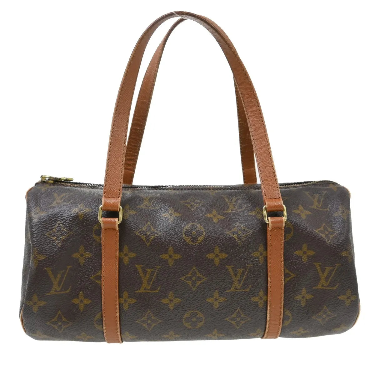 Louis Vuitton Papillon Handbag Monogram Canvas Brown Canvas Handbag (Pre-Owned)