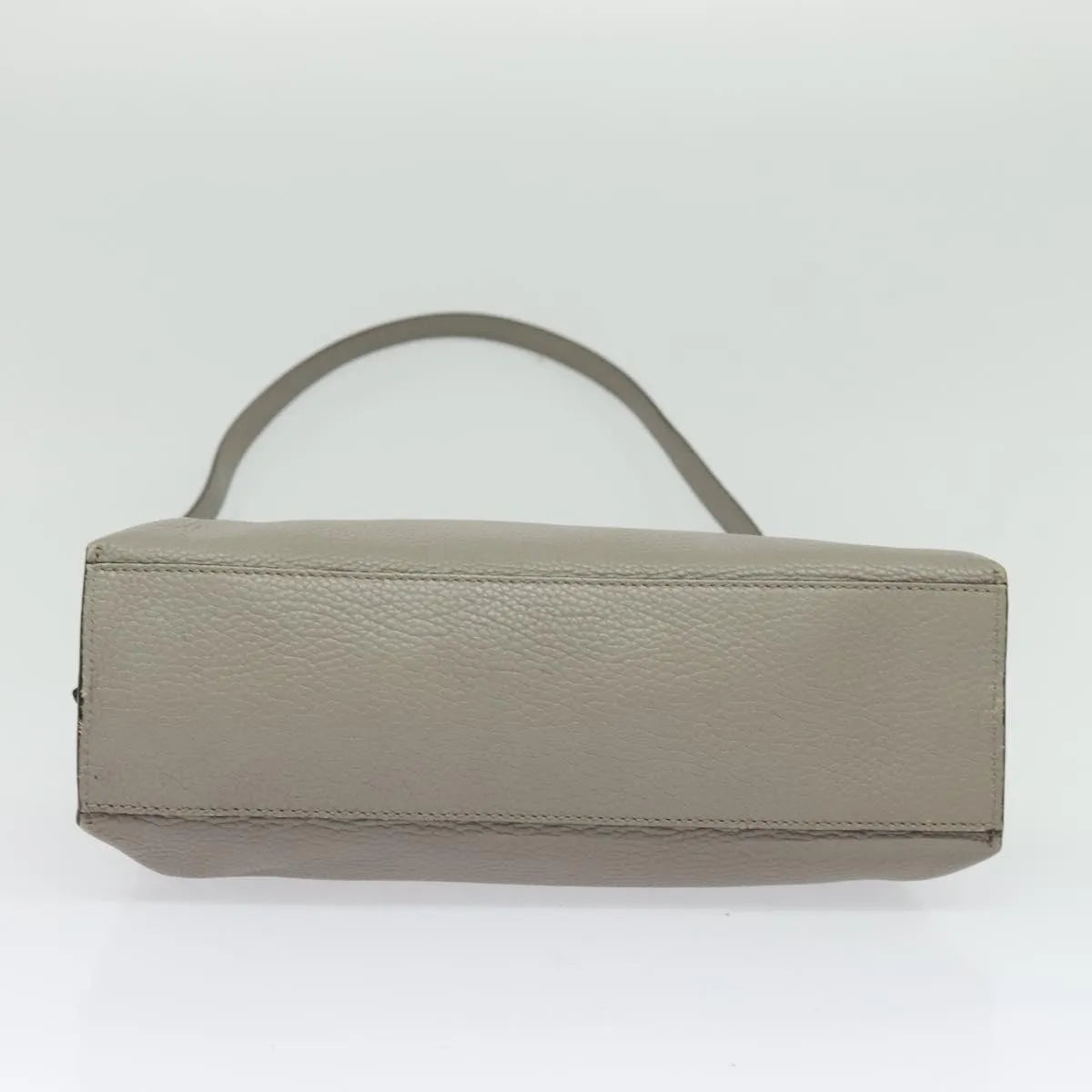 Gucci Bamboo Daily Top Handle Leather Gray Leather Shoulder Bag Bag (Pre-Owned)