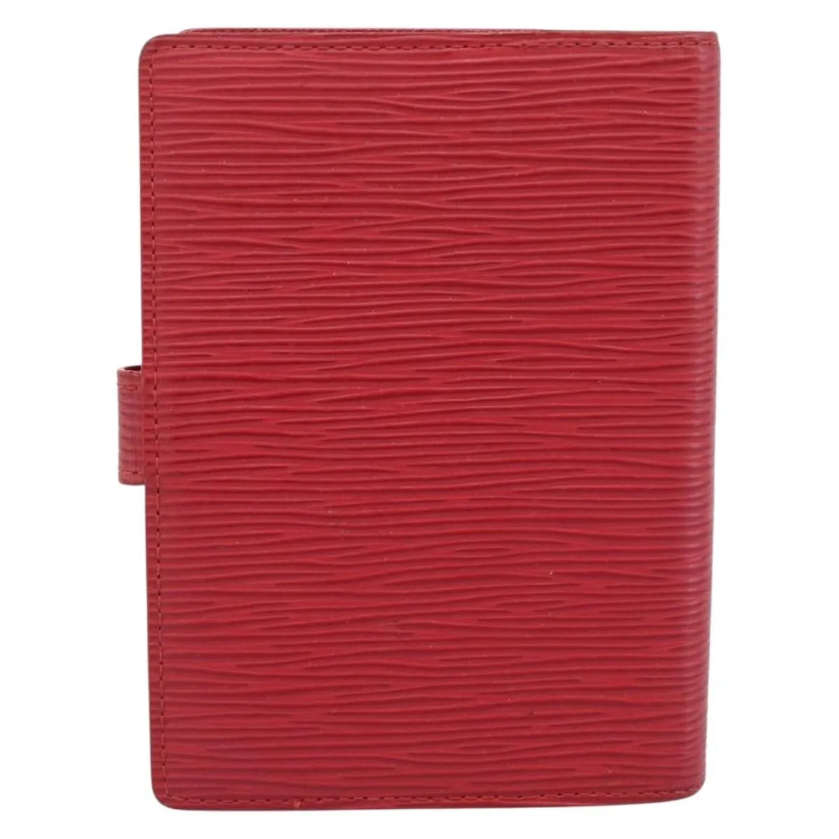 Louis Vuitton Agenda Cover Damier Red Leather Clutche & Pouche Bag (Pre-Owned)