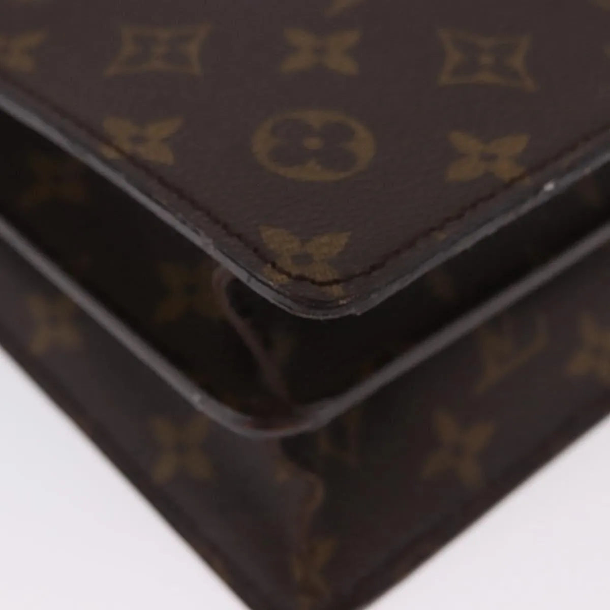 Louis Vuitton Serviette Conseiller Monogram Canvas Brown Canvas Briefcase Bag (Pre-Owned)