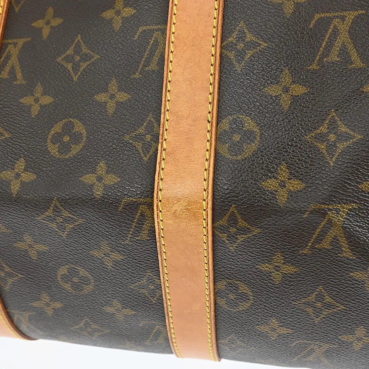 Louis Vuitton Keepall Monogram Canvas Brown Canvas Travel Bag Bag (Pre-Owned)