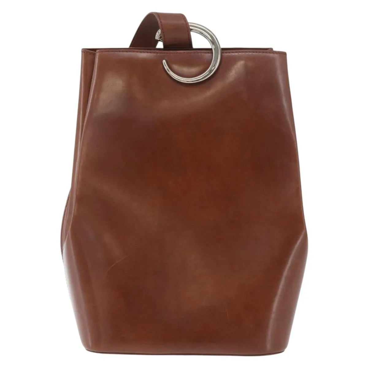 Cartier Panthère Shoulder Patent Leather Brown Leather Shoulder Bag Bag (Pre-Owned)