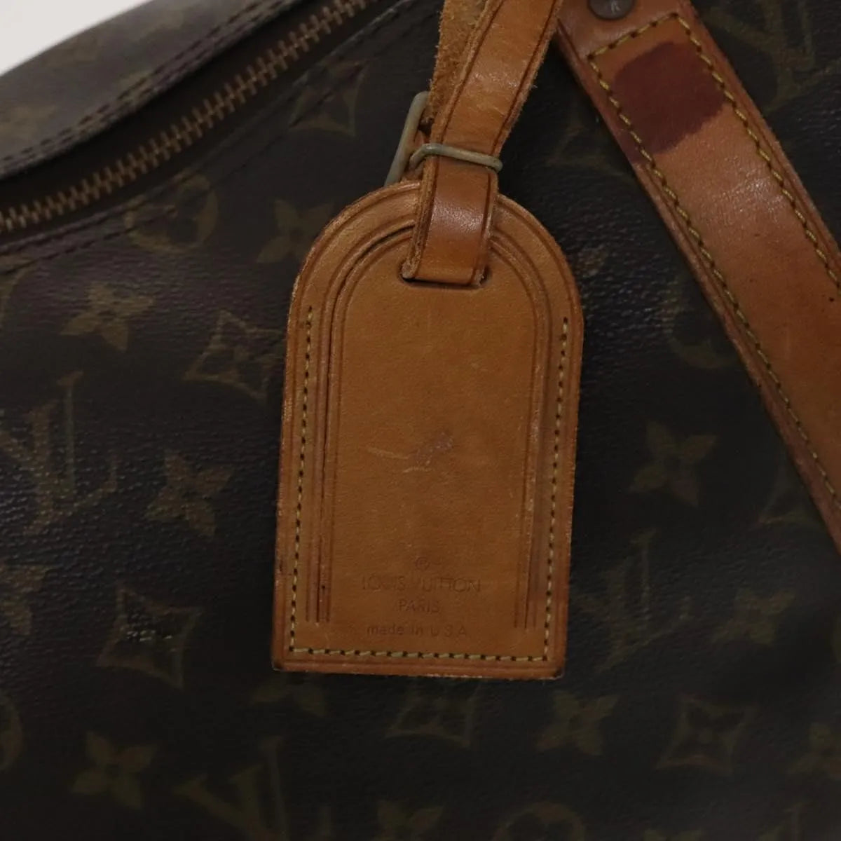 Louis Vuitton Keepall Monogram Canvas Brown Canvas Travel Bag Bag (Pre-Owned)