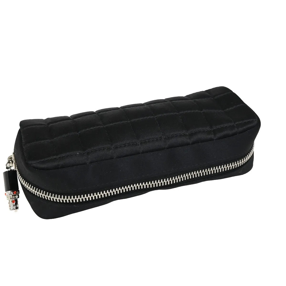 Chanel Chocolate Bar Clutch Nylon Black Nylon Clutche & Pouche Bag (Pre-Owned)