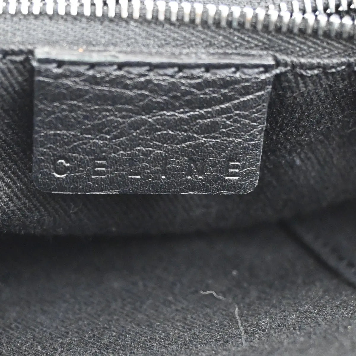 Celine C Macadam Suede Black Suede Shoulder Bag Bag (Pre-Owned)