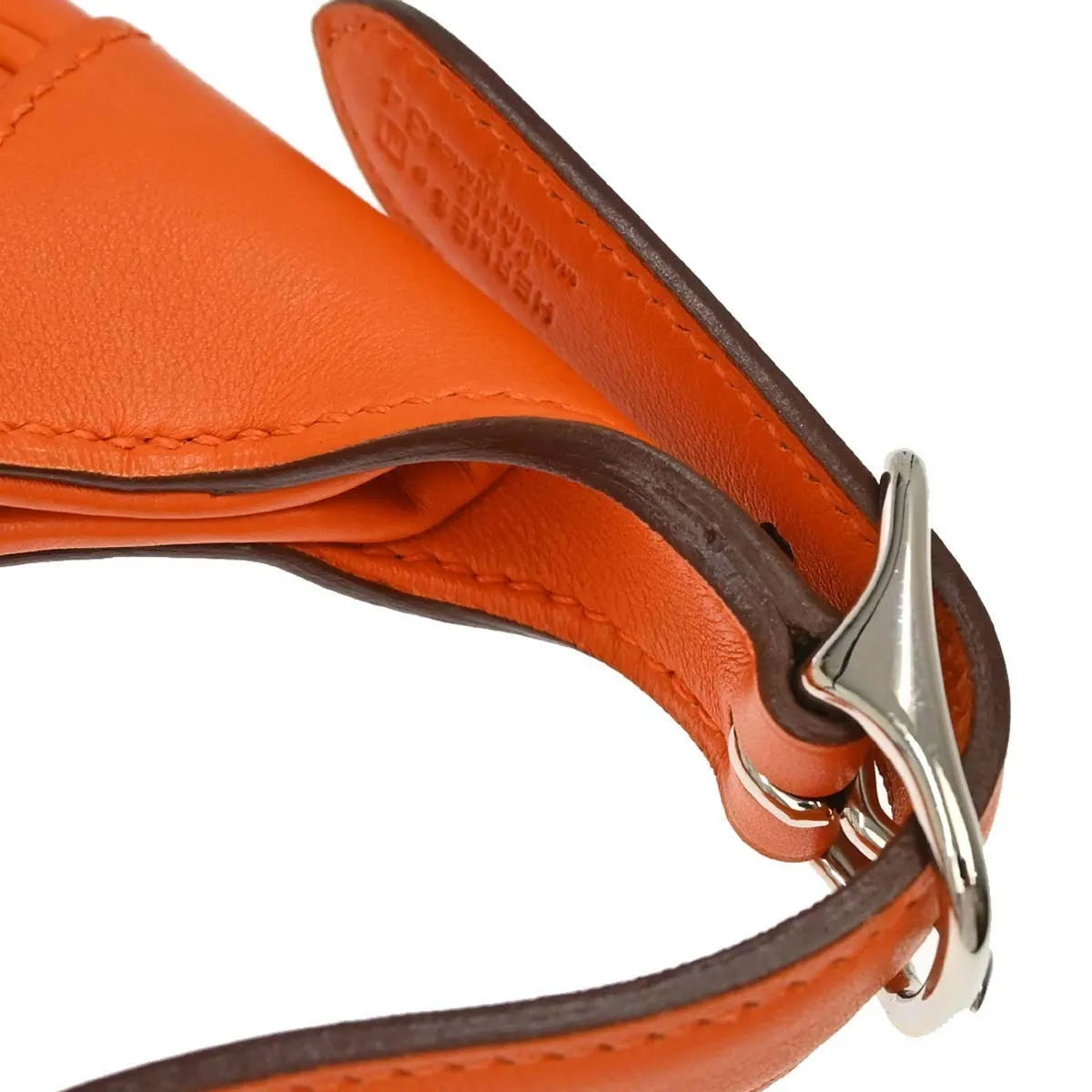 Hermes Trim Epsom Orange Leather Shoulder Bag Bag (Pre-Owned)