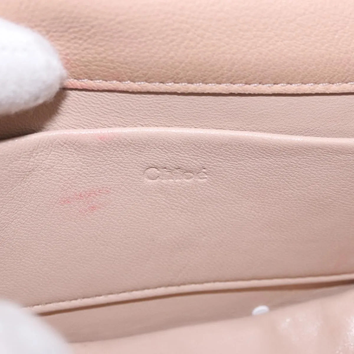 Chloe Nile Minaudière Leather Pink Leather Handbag (Pre-Owned)