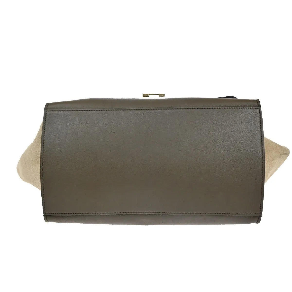 Celine Trapeze Leather With Suede Multicolour Leather Handbag (Pre-Owned)