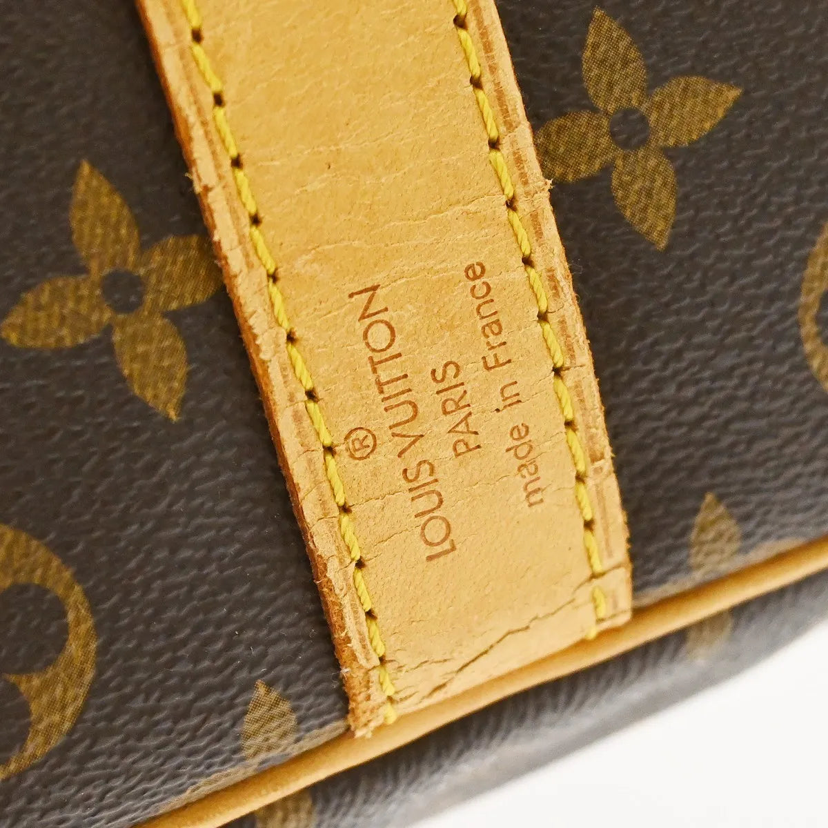 Louis Vuitton Keepall Bandouliere Bag Monogram Canvas Brown Canvas Travel Bag Bag (Pre-Owned)