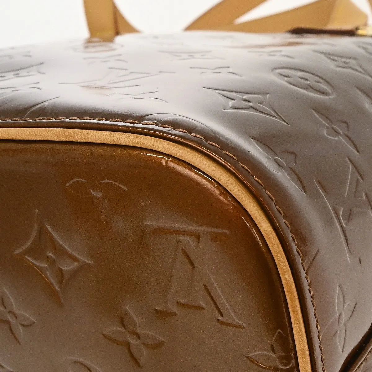 Louis Vuitton Houston Monogram Vernis Brown Patent_Leather Tote Bag Bag (Pre-Owned)