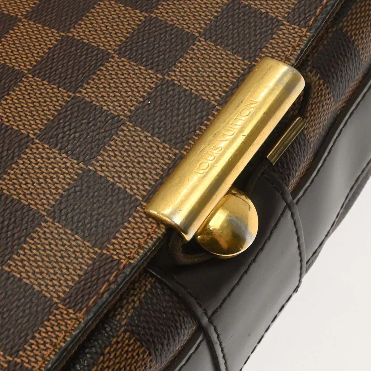 Louis Vuitton Bastille Damier Brown Canvas Shoulder Bag Bag (Pre-Owned)