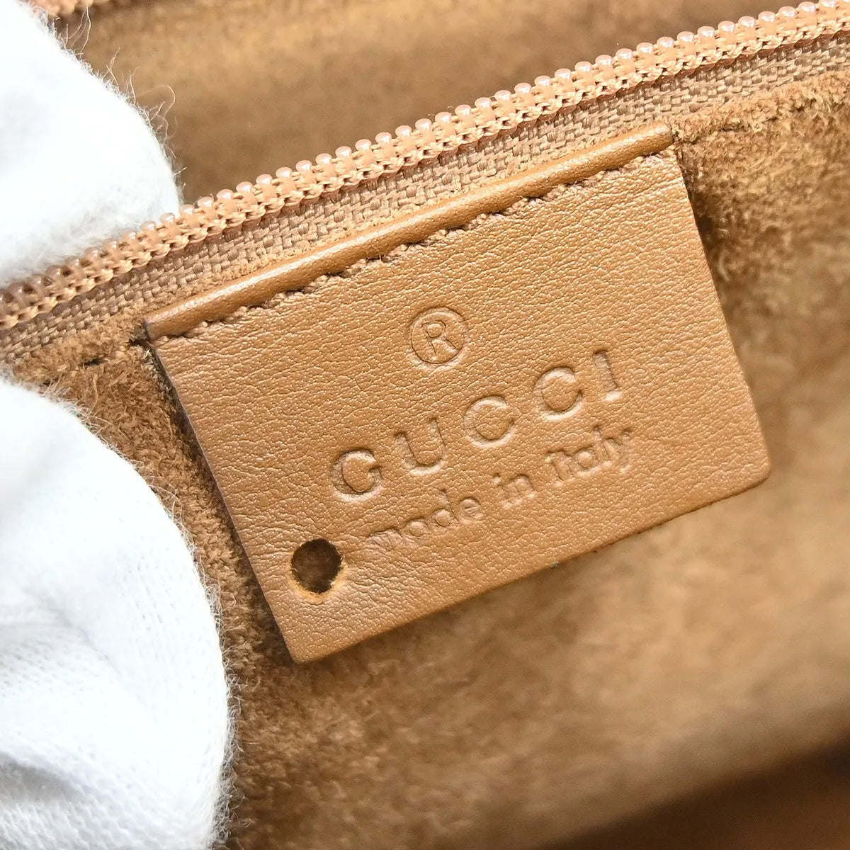 Gucci Jackie Tote Guccissima Leather Brown Leather Handbag (Pre-Owned)