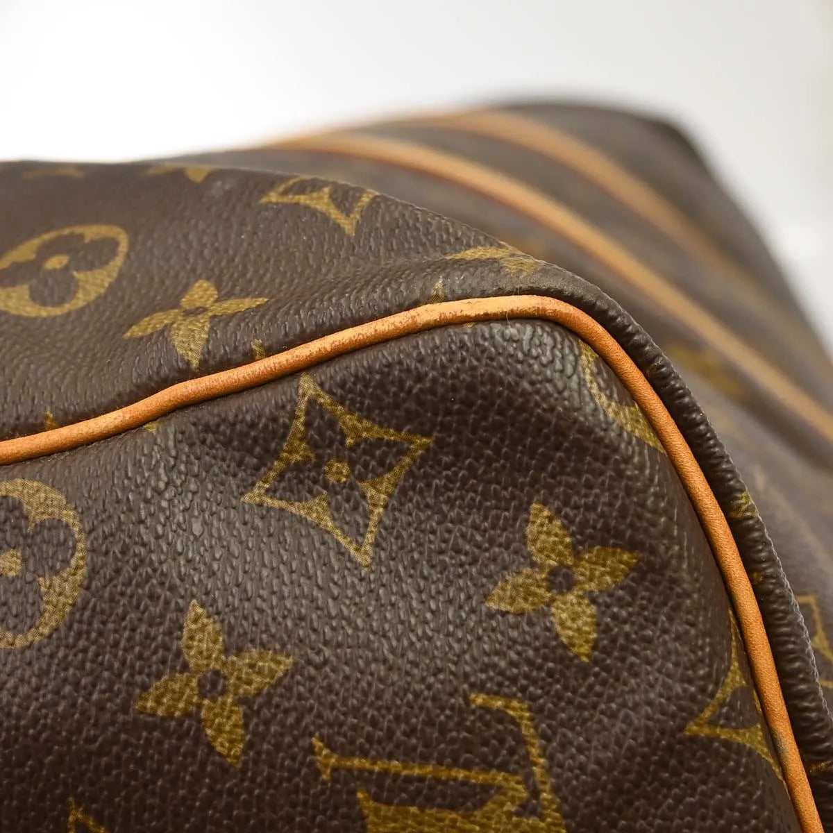 Louis Vuitton Keepall Monogram Canvas Brown Canvas Travel Bag Bag (Pre-Owned)