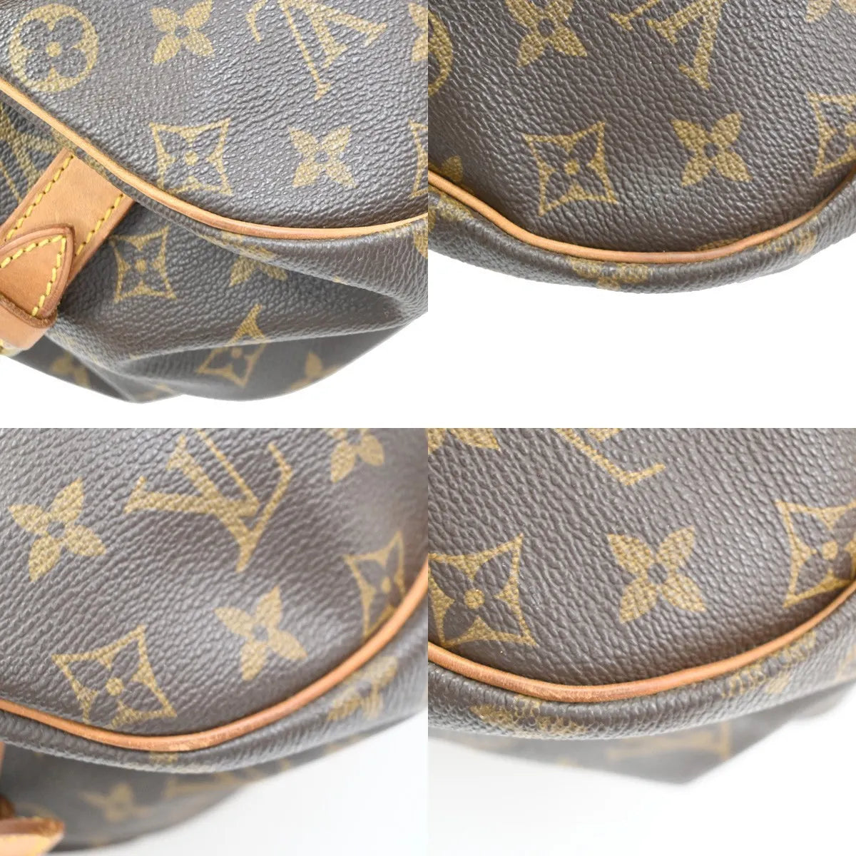 Louis Vuitton Saumur Monogram Canvas Brown Canvas Shoulder Bag Bag (Pre-Owned)