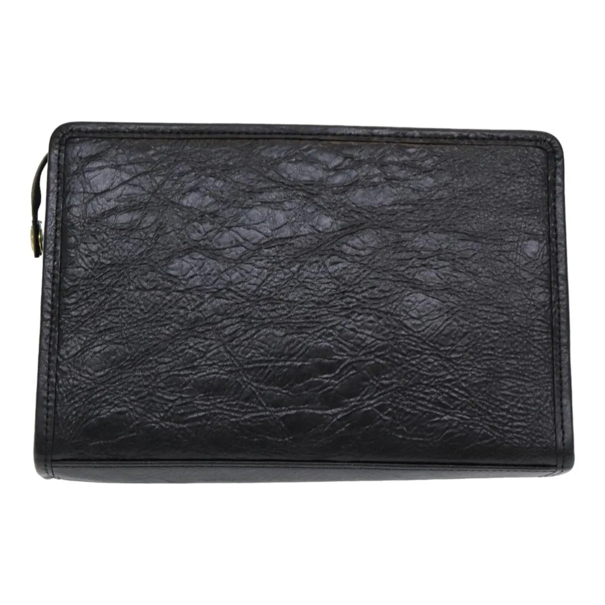 Burberry Vintage Leather Black Leather Clutche & Pouche Bag (Pre-Owned)