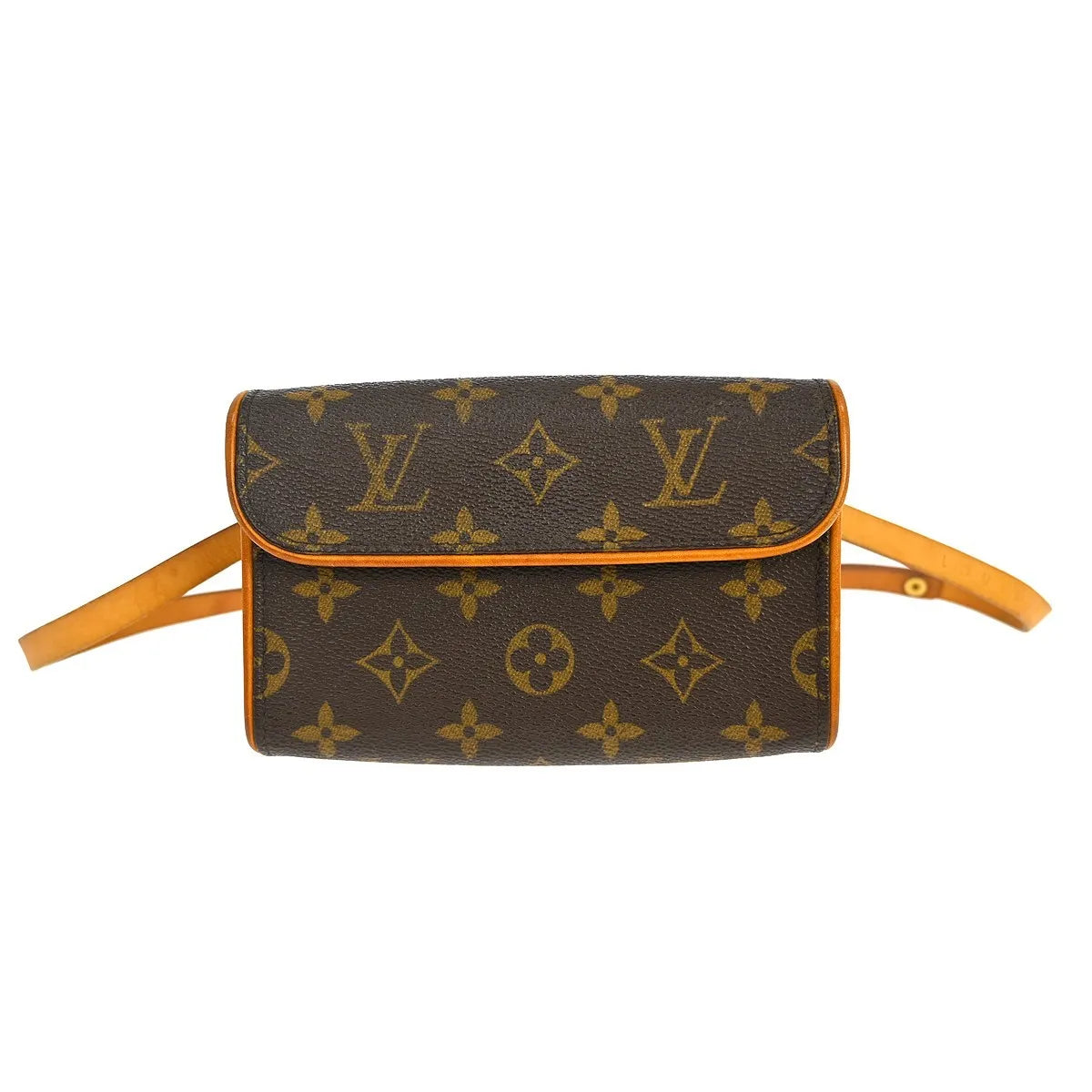Louis Vuitton Florentine Monogram Brown Canvas Clutche & Pouche Bag (Pre-Owned)